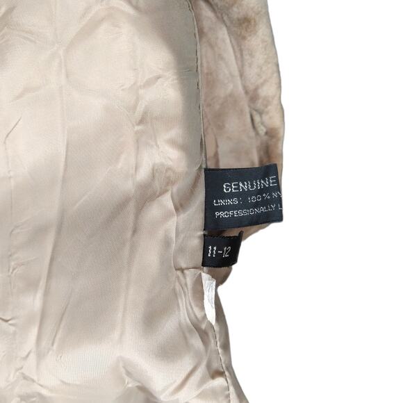 Vintage Winlit Tan Suede Jacket with Puff Sleeves size Small - Picture 12 of 12